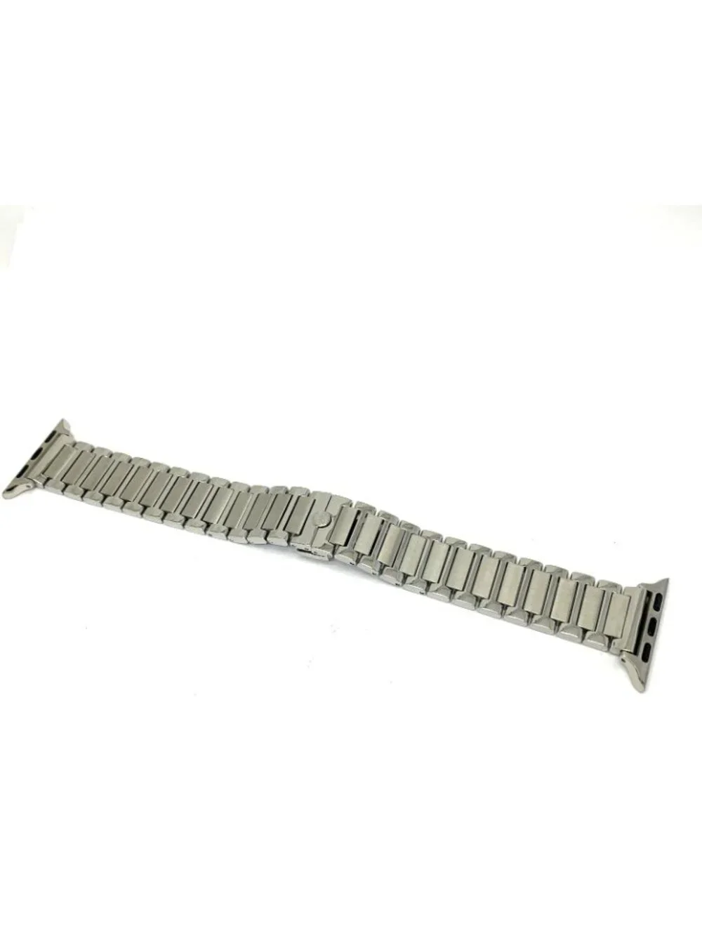 Tory Burch Apple Watch Band Case Size 38/40/41mm Silver Tone Steel TBS0125E